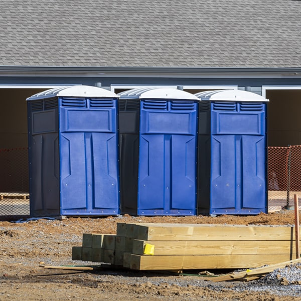 is there a specific order in which to place multiple portable toilets in Baltimore Highlands